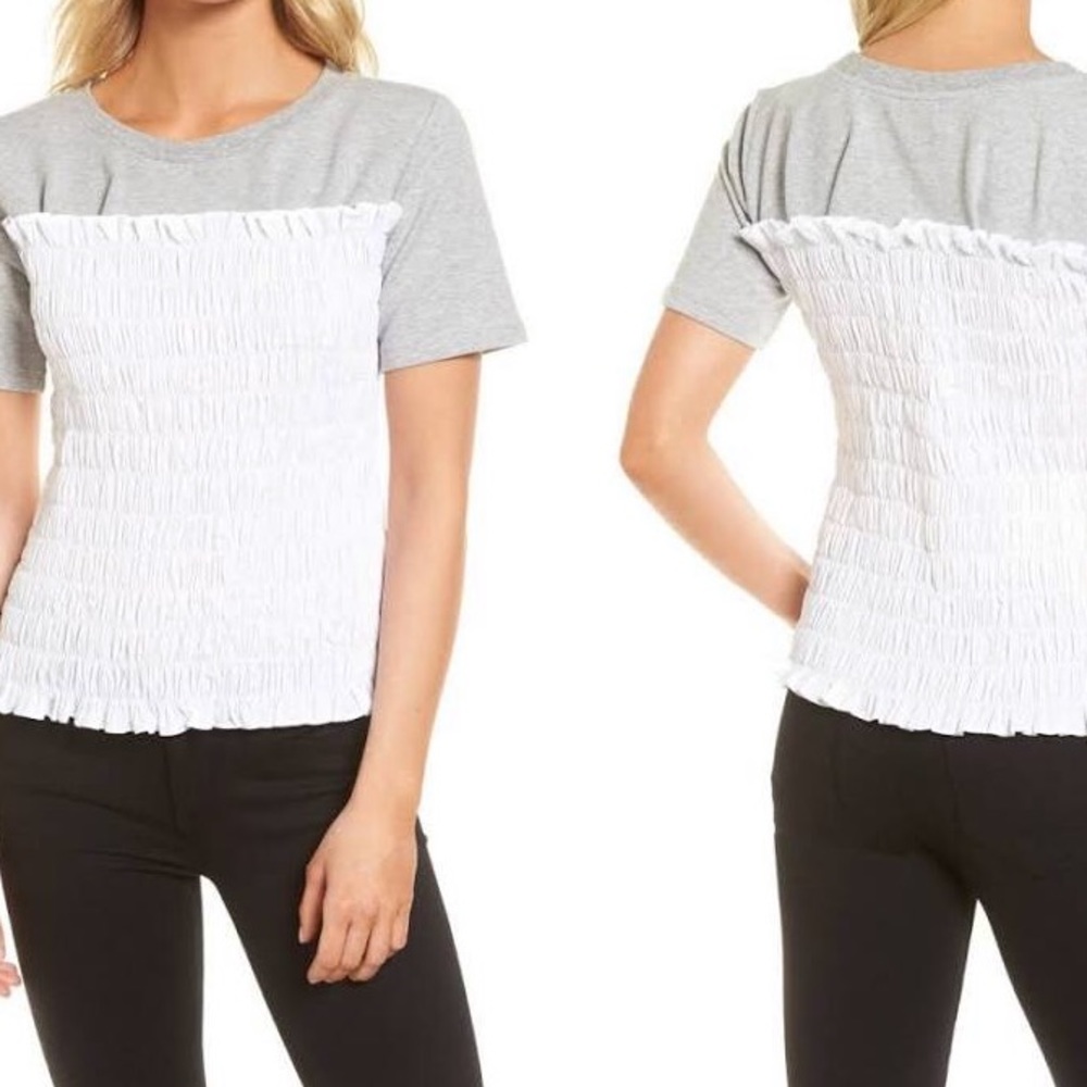 Chelsea28 Smocked Top